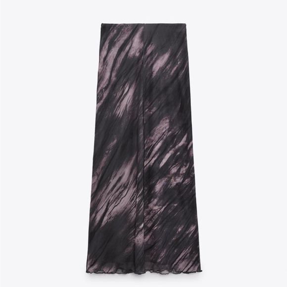 ZARA PRINTED RUCHED TULLE SKIRT & TOP 9250/081/229/018 - Picture 9 of 15